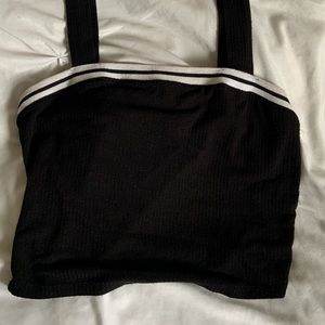 black tank top